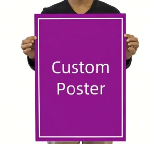Full Color Shop Advertising Wall Art Decals, Custom Size, Waterproof UV-Resistant Vinyl