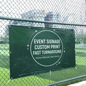 Full-Color Waterproof Custom-Size Wide-Format Outdoor Advertising Vinyl Banner Double-Sided Digital Print