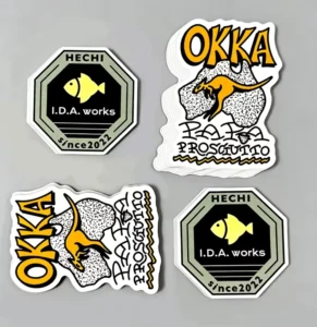 Full Custom Company Logo Multiple Designs Glossy Matte Label Private Cartoon Adhesive Promotional Stickers Die Cut