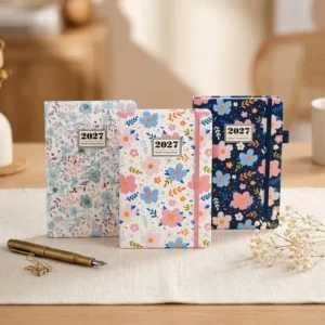 Full Year Weekly Planner Cross Border A5 Annual Calendar Step Style Minimalist Agenda Notebook Customizable