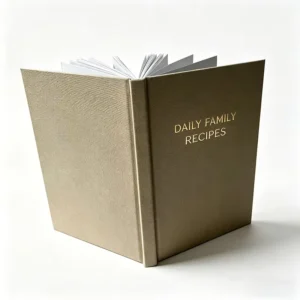 Fully Customized Gold-Stamped Hardcover Children’s Recipe Cookbook Printing Service