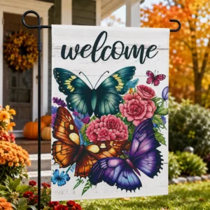 Garden Flags Double Sided Outdoor Yard Banners 30x45cm Polyester Seasonal Decor Home Patio