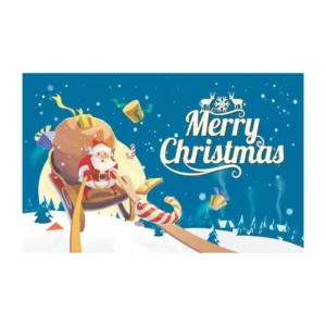 Giant Super Wide Waterproof Durable Polyester Banner for Christmas Festivals and Commercial Display