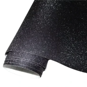 Glitter Black Diamond Metallic Car Vinyl Wrap Roll Film