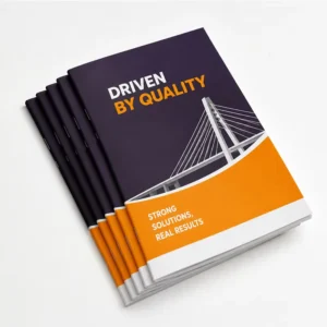 Glossy Brochure Catalog Printing with Recyclable Paper
