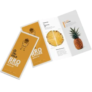Glossy Brochure with QR Code and Embedded NFC Chip