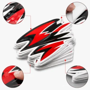 Glossy Die-Cut Custom Waterproof Vinyl Stickers and Labels with Personalized Logos and Custom Shapes for Packaging