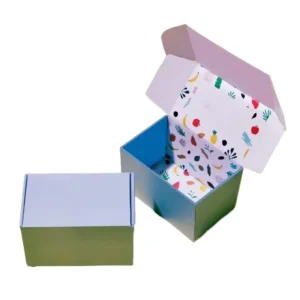 Glossy Laminated Eco Friendly Corrugated Paper Box Custom Packaging Boxes for Gift Wrapping and Mailing Orders