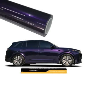 Glossy Midnight Purple TPU PPF Self-Healing Anti-Scratch Car Body Paint Protection Film Vinyl