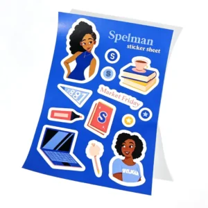 Glossy Surface Strong Adhesive Kiss-Cut Custom Stickers Intricate Small Detail Decorative Sticker