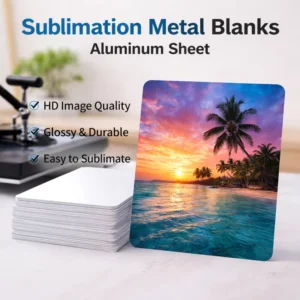 Glossy White Printable Aluminum Sublimation Metal Sheets for Photo Printing