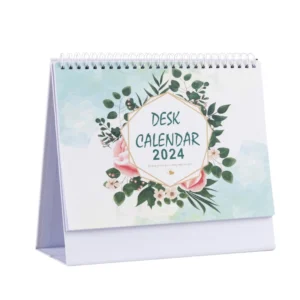 Gold Double Coil Binding Daily 365-Day Desk Advent Calendar