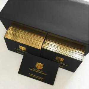 Gold Foil Embossed Spot UV Business Cards