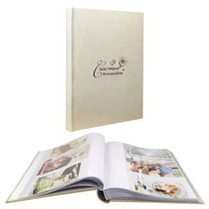 Gold Foil Insert Pocket Photo Album Scrapbook, Velvet Photo Storage Book, Supplier