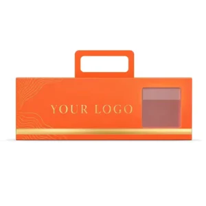 Gold Foil-Stamped Plastic Blister Packaging Box for Safe Sealing