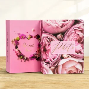Gold-Stamped 4R 6-Inch 100-Page Wedding Insert Photo Album