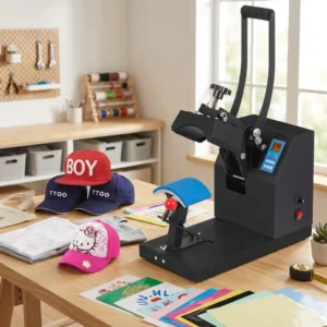Golf Cap Heat Transfer Label Machine Thermal Sublimation Hat Press for Colorful Picture and Character Transfers