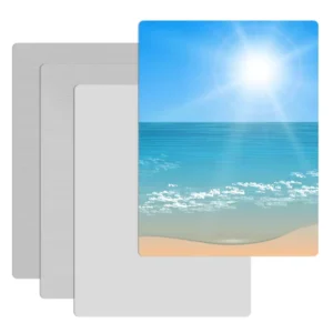 Good Price 4 x 6 Inch, 0.45 mm and 1.1 mm Gloss White Sublimation Aluminum Metal Prints
