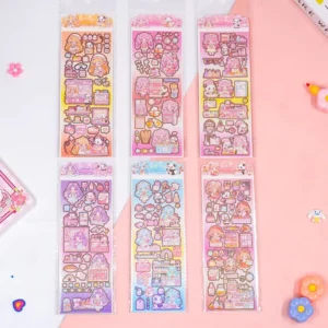Gradient Printed Eco Friendly Customizable Decorative Sticker Strip