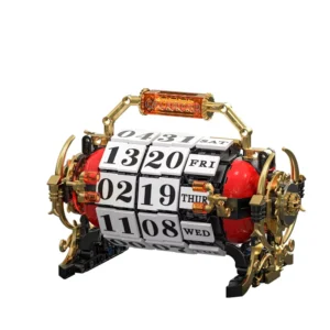H2003 Retro Calendar Old Time Scenery Model Assemble Kit Bricks Sets MOC Building Block Toys