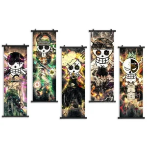 HD Scroll Poster Anime Can Hang Wall Art Decorations Canvas Hanging Picture Custom Wallpaper