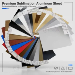 HD Sublimation Waterproof Coated 1000 Series Aluminum Alloy Plate 0.6mm Customized Size