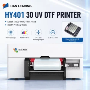 HY-401 30cm I3200-U1 Head 7.2m/h Crystal Label Transfer Sticker UV DTF Printer for Small Business Custom Logo