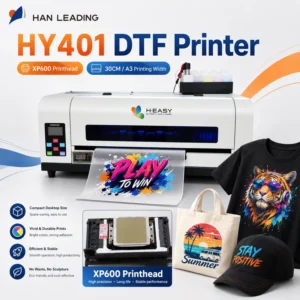 HY401 A3 30cm XP600 Printhead PET Film Heat Transfer Digital DTF Printer for Sportswear Jersey