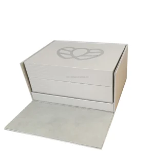 Handmade Model 25061901 Custom Logo Square Watch Box with 5mm Pearl Paper, ABS Plastic and Custom Foam