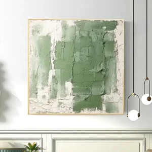 Handpainted Abstract Oil Painting Canvas Textured Square Poster Art Deco Gold Living Room Dining Room Sofa Background Wall Art