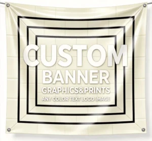 Hanging Portable Waterproof PVC Banner with UV Printing, Easy Assembly, Custom Outdoor