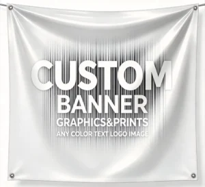 Hanging Portable Waterproof PVC Banner with UV Printing, Easy Assembly, Custom Outdoor