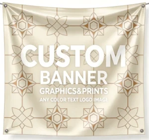 Hanging Style Portable Waterproof PVC Banner with UV Printing, Easy Assembly, Custom