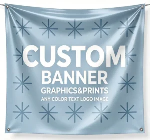 Hanging Style Portable Waterproof PVC Banner with UV Printing, Easy Assembly, Custom