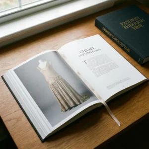 Hardcover Brochure Gold Foil Printing Embossing Sewn Binding Coated Paper City Landmark Pattern