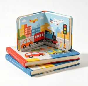 Hardcover Children’s English Bedtime Story Book, Colorful Custom Printing for Preschool Kids