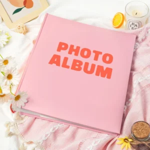Hardcover Custom Photo Album Scrapbook for Family, Wedding, and Baby Memories