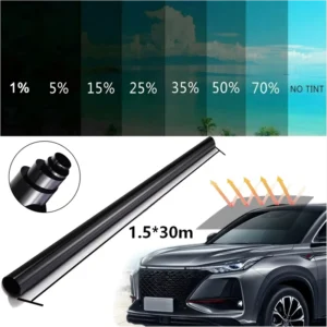 Heat Insulation Glass Window Tint Film 1.8mil 99%UVR 10%IRR 5%VLT Solar Film for Car Window Privacy Sticker