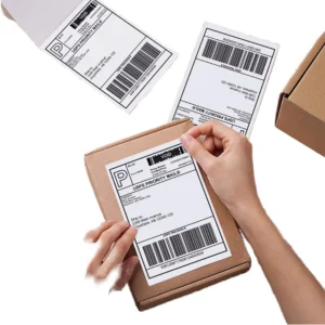 Heat Sensitive Thermal Paper Adhesive Stickers Customizable Packaging Labels for Exhibition Use