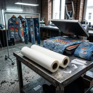 Heat Transfer 33cm 40cm A4 A3 A2 PET DTF Roll Film for T-Shirt Printing