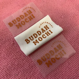 Heat Transfer Care Label for Dress Neck