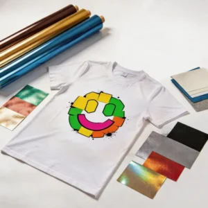 Heat Transfer PET Film Sticker for T-Shirt and Bag Printing Black/Custom Color Wear-Proof