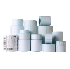 Heat Transfer Thermal Barcode Labels Direct Thermal Sticker Paper Roll