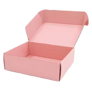 Heavy Duty Corrugated Mailer Boxes Custom Size Self Sealing Kraft Shipping Cartons