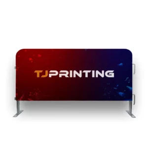 Heavy Duty Custom Fence Banner PVC Polyester Double Color Print Waterproof Wedding Event Sign