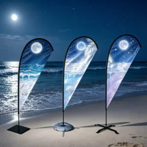 Heavy Duty Swooper Flag Banner for Car Wash