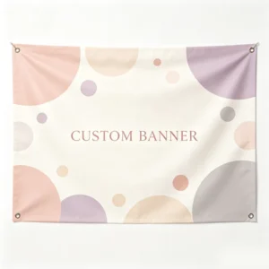 Heavy-Duty Vinyl Banner Custom PVC Notice Sign for Power Station