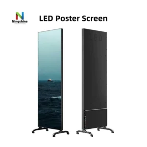High-Brightness P2 P2.5 Indoor Digital LED Advertising Poster Display Screen, Moveable LED Display