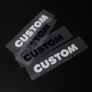 High Density Customized Embossed 3D Silicone Printing Logo Apparel Heat Transfer Labels for T-Shirts