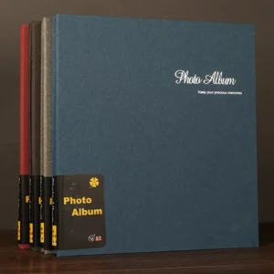 High-End Suede Self-Adhesive Laminated Handmade Photo Album for Business Office